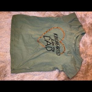 Girls green t shirt